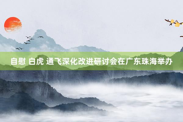 自慰 白虎 通飞深化改进研讨会在广东珠海举办