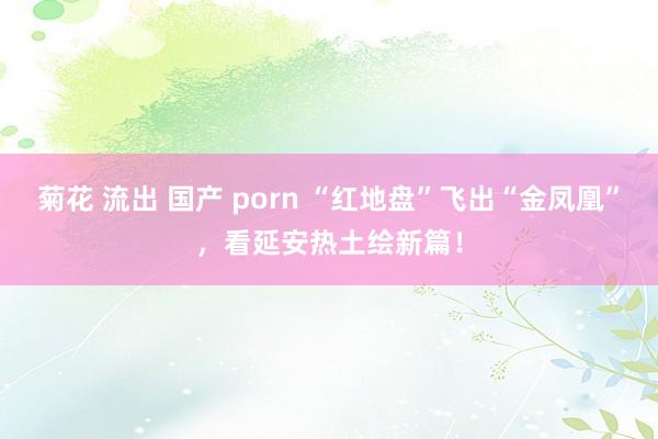 菊花 流出 国产 porn “红地盘”飞出“金凤凰”，看延安热土绘新篇！