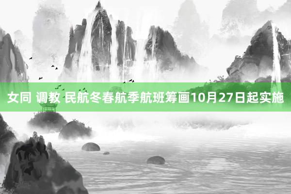 女同 调教 民航冬春航季航班筹画10月27日起实施