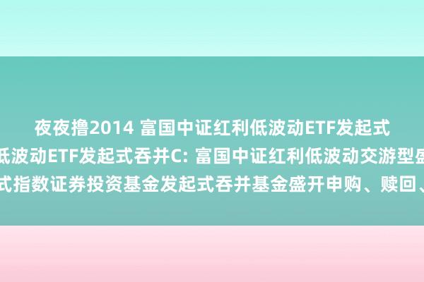 夜夜撸2014 富国中证红利低波动ETF发起式吞并A，富国中证红利低波动ETF发起式吞并C: 富国中证红利低波动交游型盛开式指数证券投资基金发起式吞并基金盛开申购、赎回、诊疗和如期定额投资业务的公告