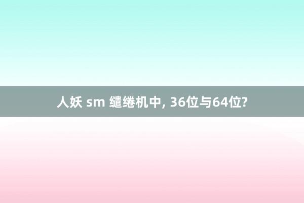 人妖 sm 缱绻机中， 36位与64位?